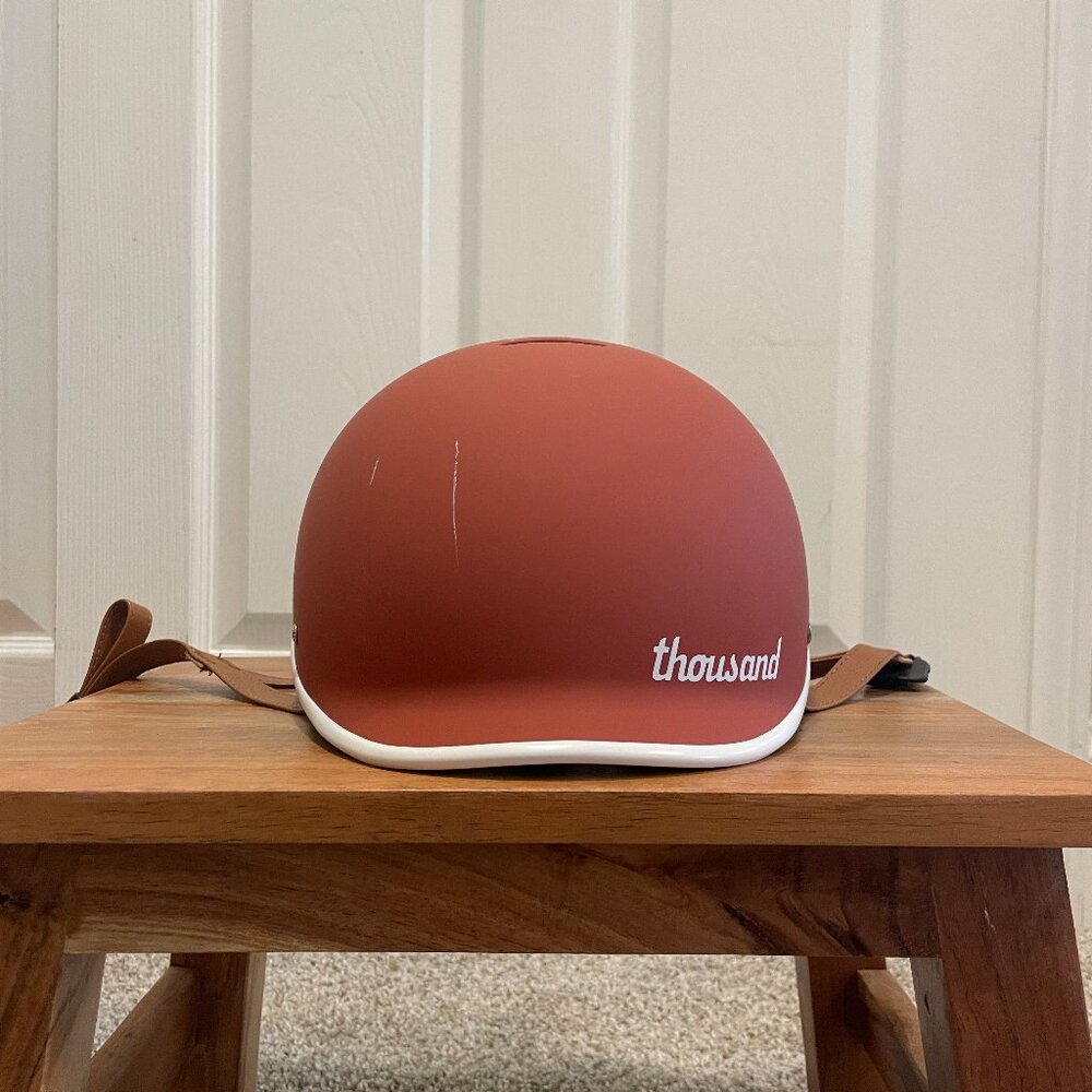 Thousand helmet burnt orange small vintage style